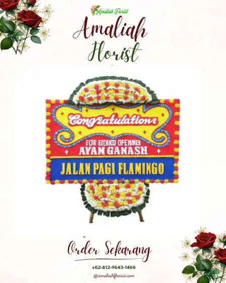Sewa Papan Bunga Tempat Akad Nikah Bekasi